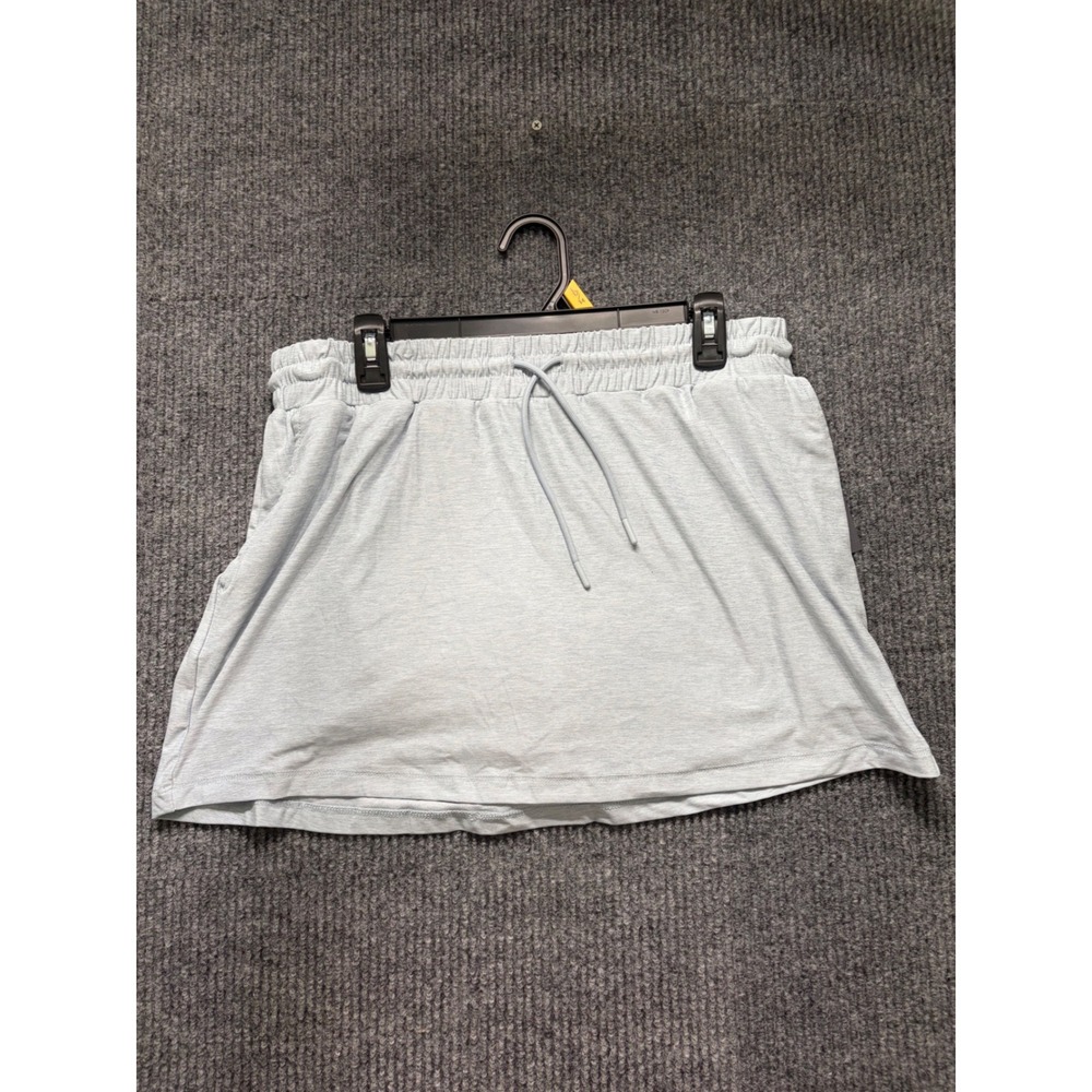 Athletic Works Womens ButterCore Skort Blue Whisper DD Recycled L 12-14 NEW